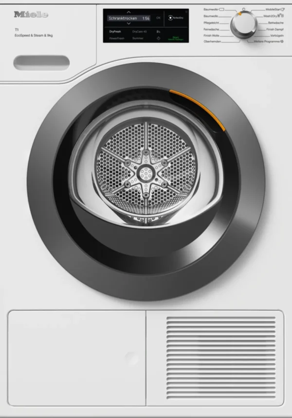 Miele Tcl780Wp Ecospeed&Steam&9Kg